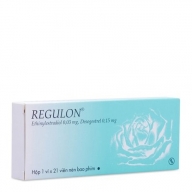 Thuốc ngừa thai Regulon (1 vỉ x 21 viên/hộp)