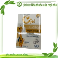 Thạch ăn liền Calci Cejel hương sữa tươi hộp*20 gói