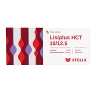 Lisiplus HCT 10/12.5 (lisinopri 10 mg, hydrchlorothiazide 12.5 mg ) stella hộp*3 vỉ*10 viên