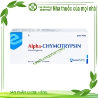 Alpha-Chymotrypsin hộp*2 vỉ*10 viên