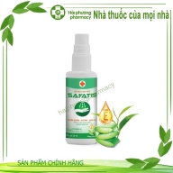 Xịt rửa tay khô Safatis lọ*50ml