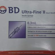 Bơm tiêm--Insulin 0,3ml BD Ultra- Fine H*100 cái