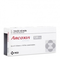 Arcoxia 120mg Hộp 30 viên