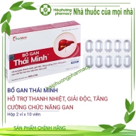 Bổ gan Thái Minh hộp 2vỉ* 10 viên