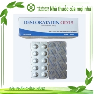 Desloratadin ODT 5 (Desloratadine 5mg) hộp * 6 vỉ * 10 viên