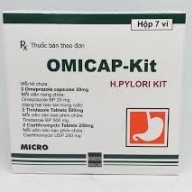 Inore-kit (omicap-kit), panrixim - Hộp 7 vỉ x 6 viên