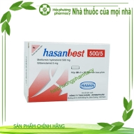 Hansanbest 500/5 mg hộp*8 vỉ*15 viên