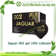 Bao cao su Jaguar 002 gai 10% Lidocain hộp*10 cái