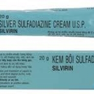 Sulfadianzine bạc ấn (SILVIRIN) - Tuýp 20g