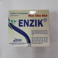 ENZIK Men tiêu hóa - Hộp 10 vỉ x 10 viên