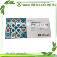 Entercavir Stella 0.5mg hộp*3 vỉ*10 viên