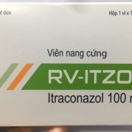 RV-ITZOL Itraconazol 100mg h*10 viên