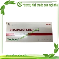 Rosuvastatin 10mg Traphaco hộp*1 vỉ*10 viên