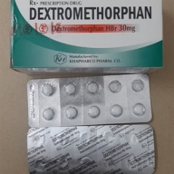 Dextromethorphan (Dextromethorphan HBr 30mg) hộp*10 vỉ*10 viên