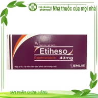 Etiheso ( Esomeprazole 40 mg ) hộp*3 vỉ*10 viên ENLIE