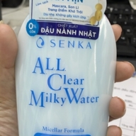 Nước tẩy trang sạch sâu Senka all clear milky water _70120 lọ*230ml