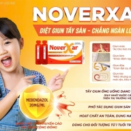 NoverXar ( mebendazol 20 mg/ml ) Thuốc tẩy giun từ 1 tuổi cpc1 hộp*10 ống