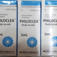 Philoclex thuốc tra mắt (Tobramycin 15mg/5ml; Dexamethason 5mg/5m )- Lọ 5ml