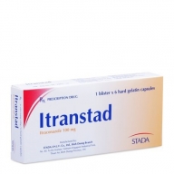 Itranstad 100mg stada Hộp 1 vỉ x 6 viên