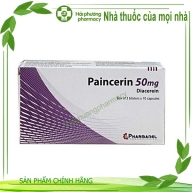 Paincerin 50 mg ( diacerin ) hộp 3 vỉ*10 viên