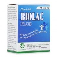 Cốm vi sinh bổ sung men Biolac Plus (10 gói/hộp)