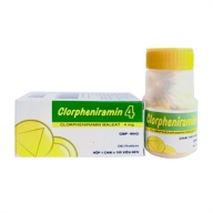 Clorpheniramin 4mg HG chai 100 viên