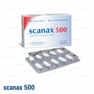 Scanax 500 STADA (ciprofloxacin 500mg) Hộp 50 viên