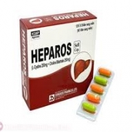 Heparos (L-cystine250mg) HQ - Hộp 12 vỉ x 5 viên