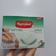 Băng keo cá nhân vải Tigerplast soft pad P1 60*70 mm hộp*50 miếng