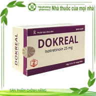 DOKREAL ( isotretinoin 25 mg ) hộp*3 vỉ*10 viên