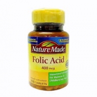 Folic Acid 400mg USA sách tay - Lọ 250 viên