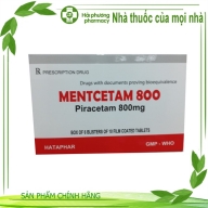 MENTCETAM 800 ( Piracetam 800 mg ) hộp*6 vỉ*10 viên