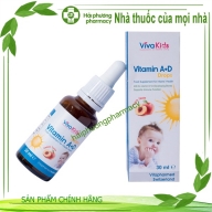 VivaKids Vitamin A+D Drops lọ*30ml (TDN)