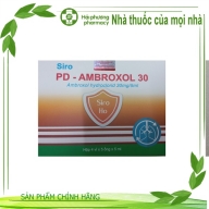 Siro PD-AMBROXOL 30 (ambroxol hydroclorid 30mg/5ml) hộp * 4 vỉ * 5 ống * 5 ml