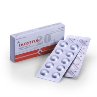 Dorotor (atorvastatin 20mg) Hộp 20 viên