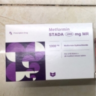 Metformin stada 1000 mg MR Hộp 60 viên