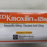 Kmoxilin (Amoxicillin 625mg ) CKD H*100 viên