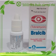 Dung dịch nhỏ mắt vô trùng Bralcib ( tobramycin ) lọ*5ml