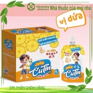 Nước thạch Jelly cutin tăng sức đề kháng vị dứa hộp to*6 túi*125ml