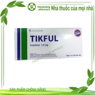 Tikful ( Colchicine 1 mg ) Medipantex hộp*1 vỉ*20 viên