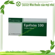 Egofixim (Cefixim 100 mg ) hộp*2 vỉ*10 viên