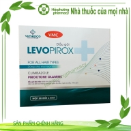 Dầu gội Levopirox ( hỗ trợ : viêm da, nấm da dầu, ngứa, nhiều gàu) h*20 gói