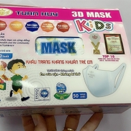 Khẩu trang kháng khuẩn trẻ em Tuấn Huy 3D Mask hộp*50 cái
