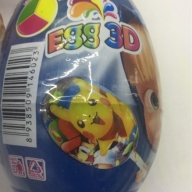 Kẹo Lotte que Trứng 3D - Không mũ