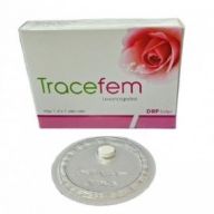 Thuốc tránh thai 72 giờ Tracefem ( Levonorgestrel ) hộp*1 vỉ*1 viên