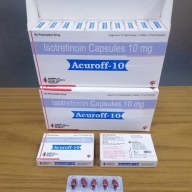 Acuroff-10 ( Isotretinoin Capsules 10 mg ) hộp*1 vỉ*10 viên