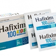 Hafixim 100 kids( cefixime100) hộp 24 gói