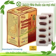 Homtamin ginseng nội vinaphar 12 vỉ * 5 viên