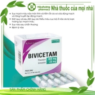 BIVICETAM ( Piractam 400 mg, cinnarizine 25 mg ) hộp*10 vỉ*10 viên