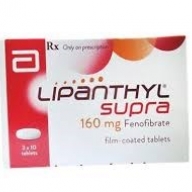 Lipanthyl supra 160 mg H * 3 vỉ *10 viên